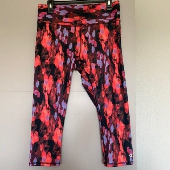 Champion Power Flex Performance Women Multicolored Capri Leggings Size XL - Picture 1 of 11